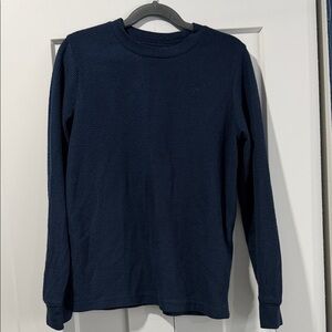Abercrombie Kids Dark Blue navy Long Sleeve WaffleTee- super soft!